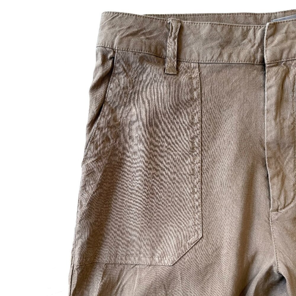 Kut from the Kloth Topaz Linen Wide Leg Pants - Picture 5 of 9